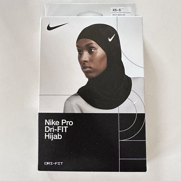 Nike Pro Hijab Dri-FIT Volleyball Basketball Track Head Cover Women’s Sz XS/S - Picture 1 of 6